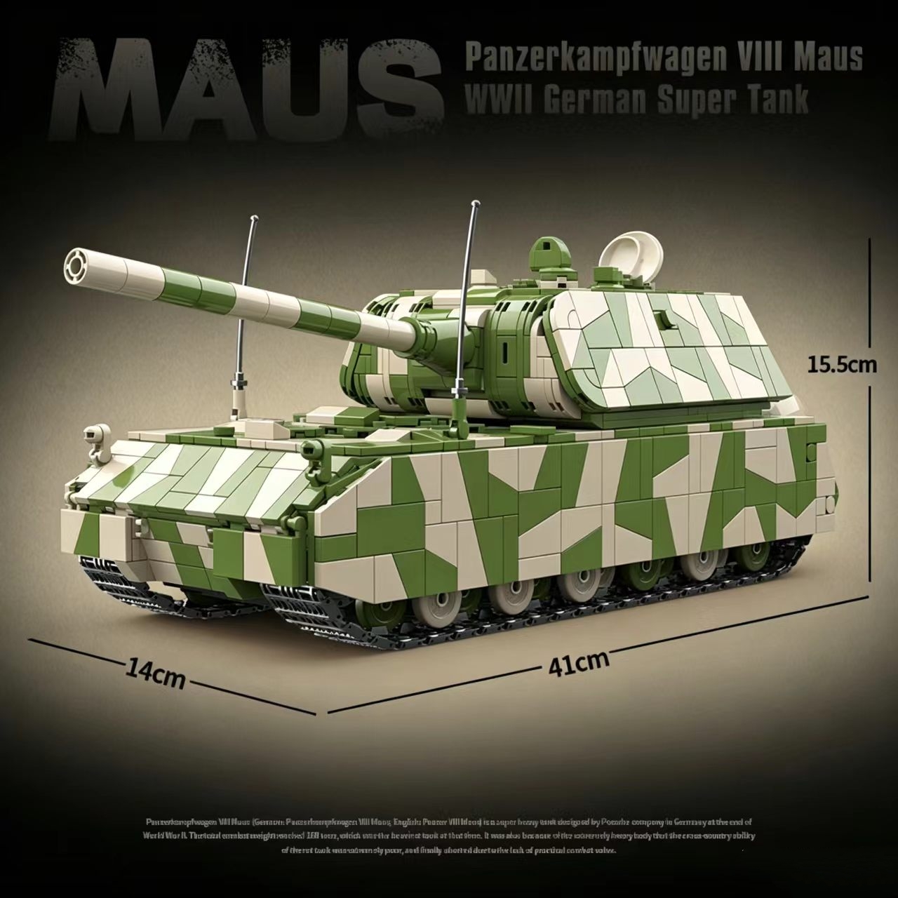 Military Tank Building Blocks  - Lego Set Creator ulasan dan harga