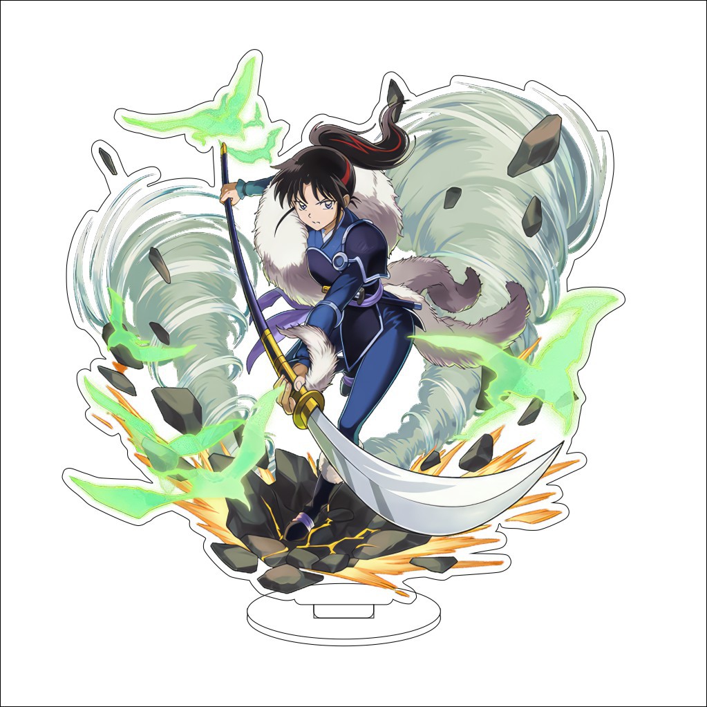 16CM Anime Inuyasha Kagome Hig - Figma Stand Set ulasan dan harga