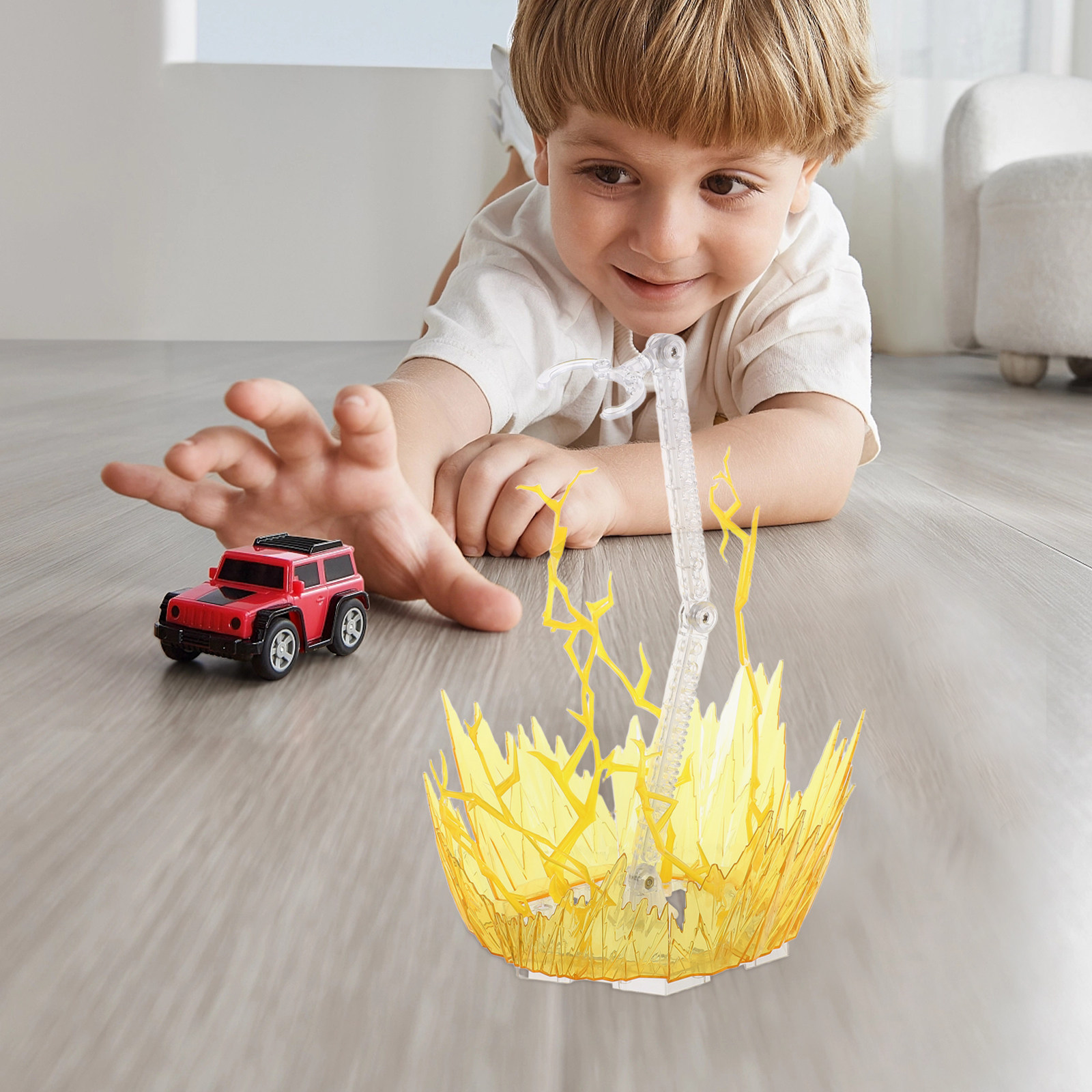 Adjustable Clear Acrylic Actio - Action Figure Stand ulasan dan harga