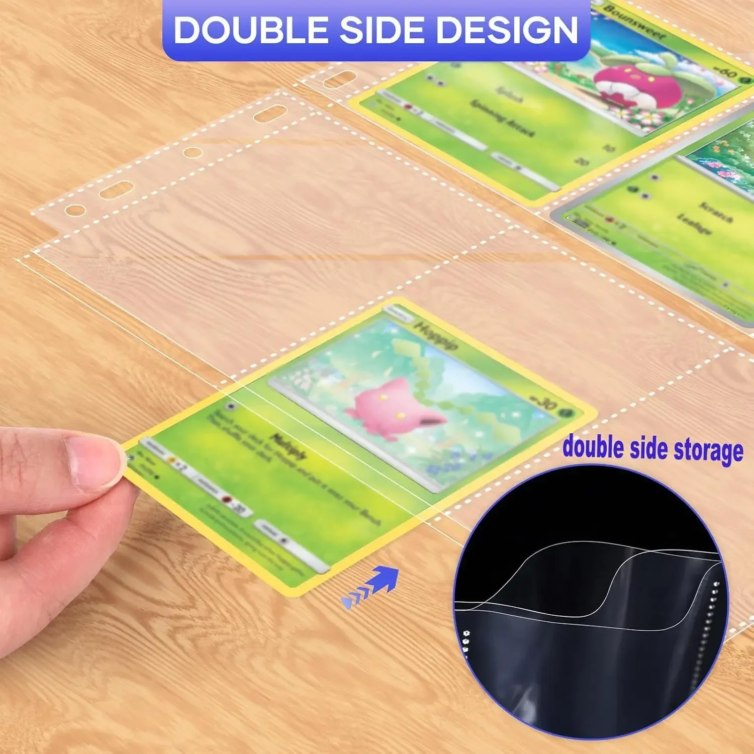 A4 Size 9 Pocket Trading Gamin - Card Penny Sleeve ulasan dan harga