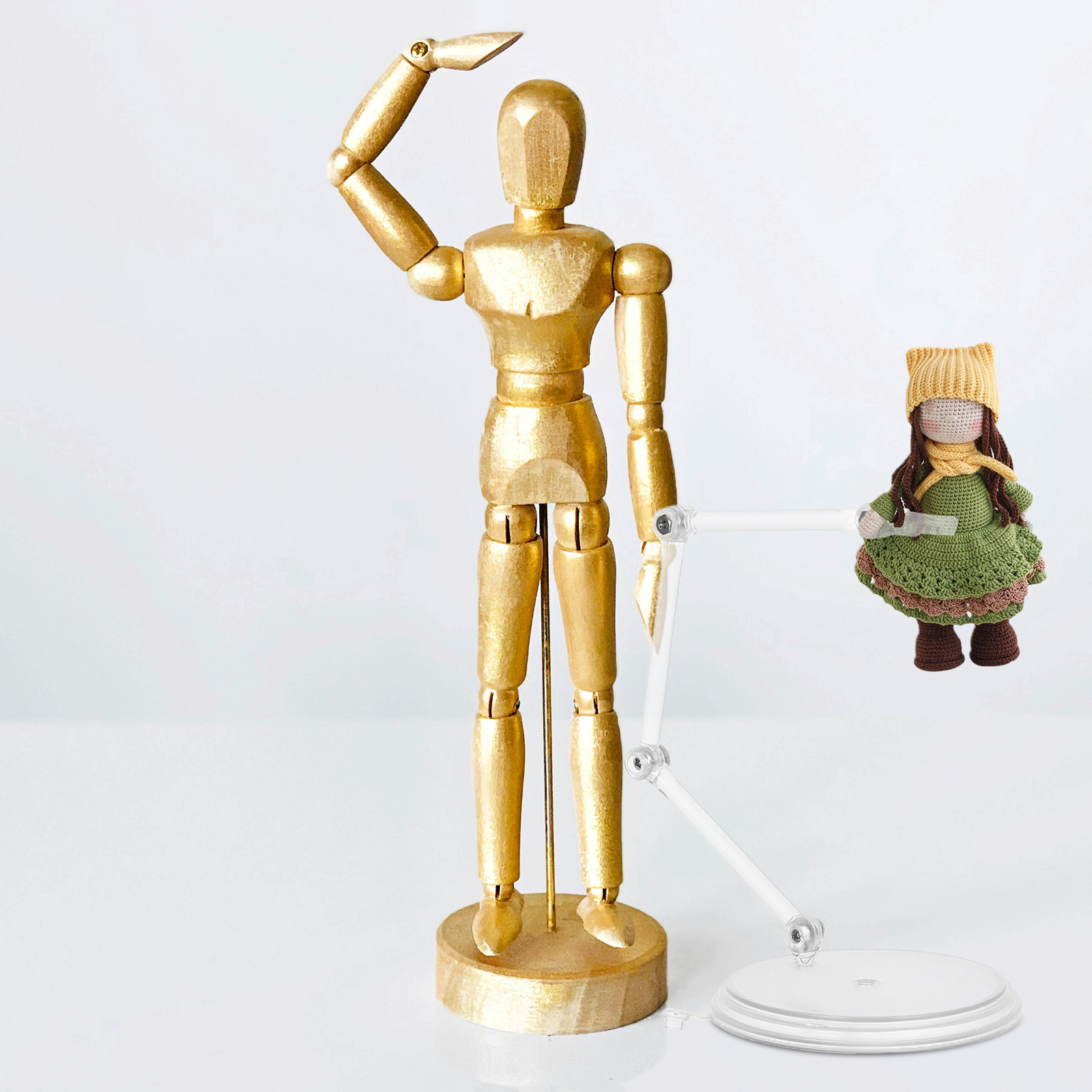 Clear Adjustable Action Figure - Action Figure Stand ulasan dan harga
