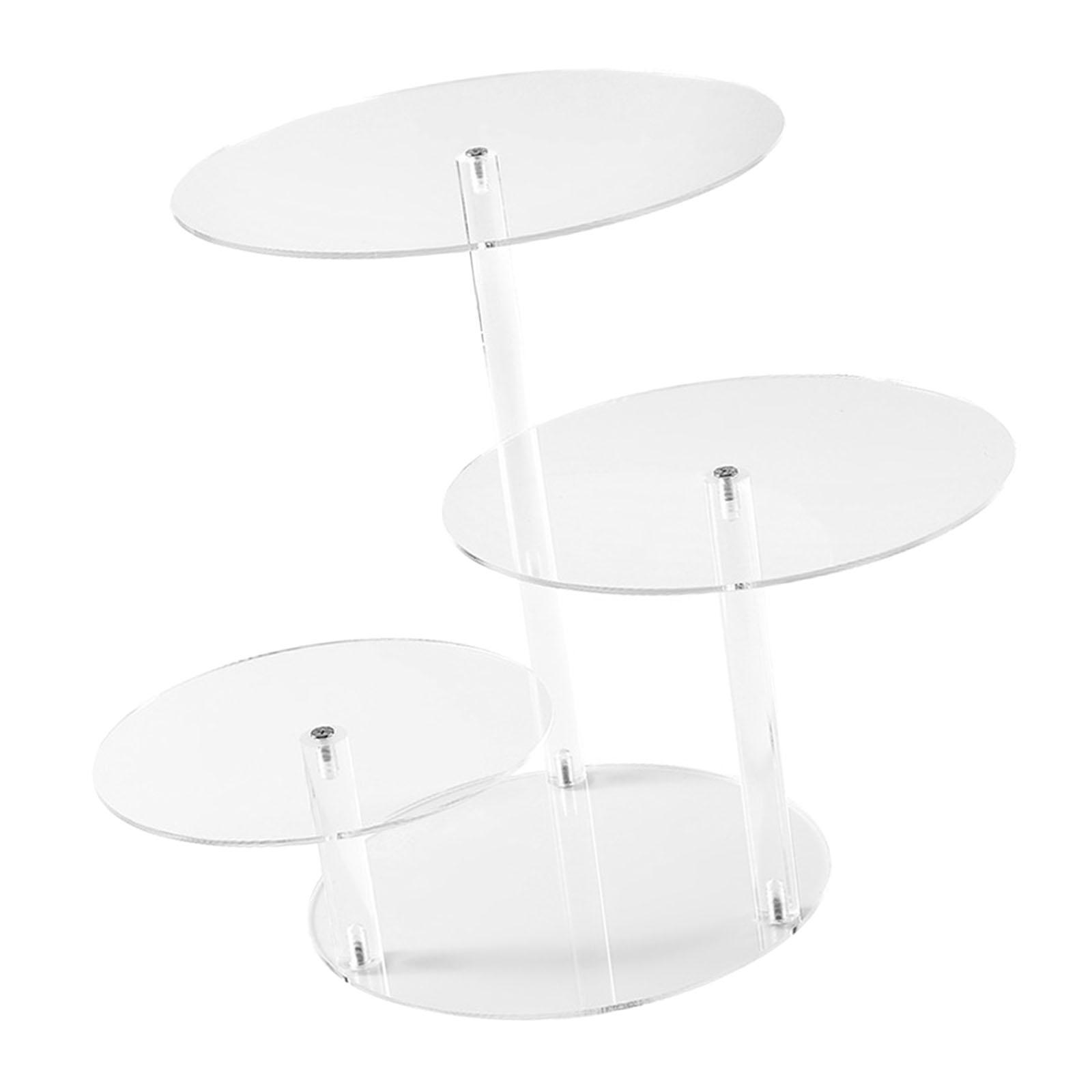 3 Tier Acrylic Cake Display St - Display Risers Set ulasan dan harga