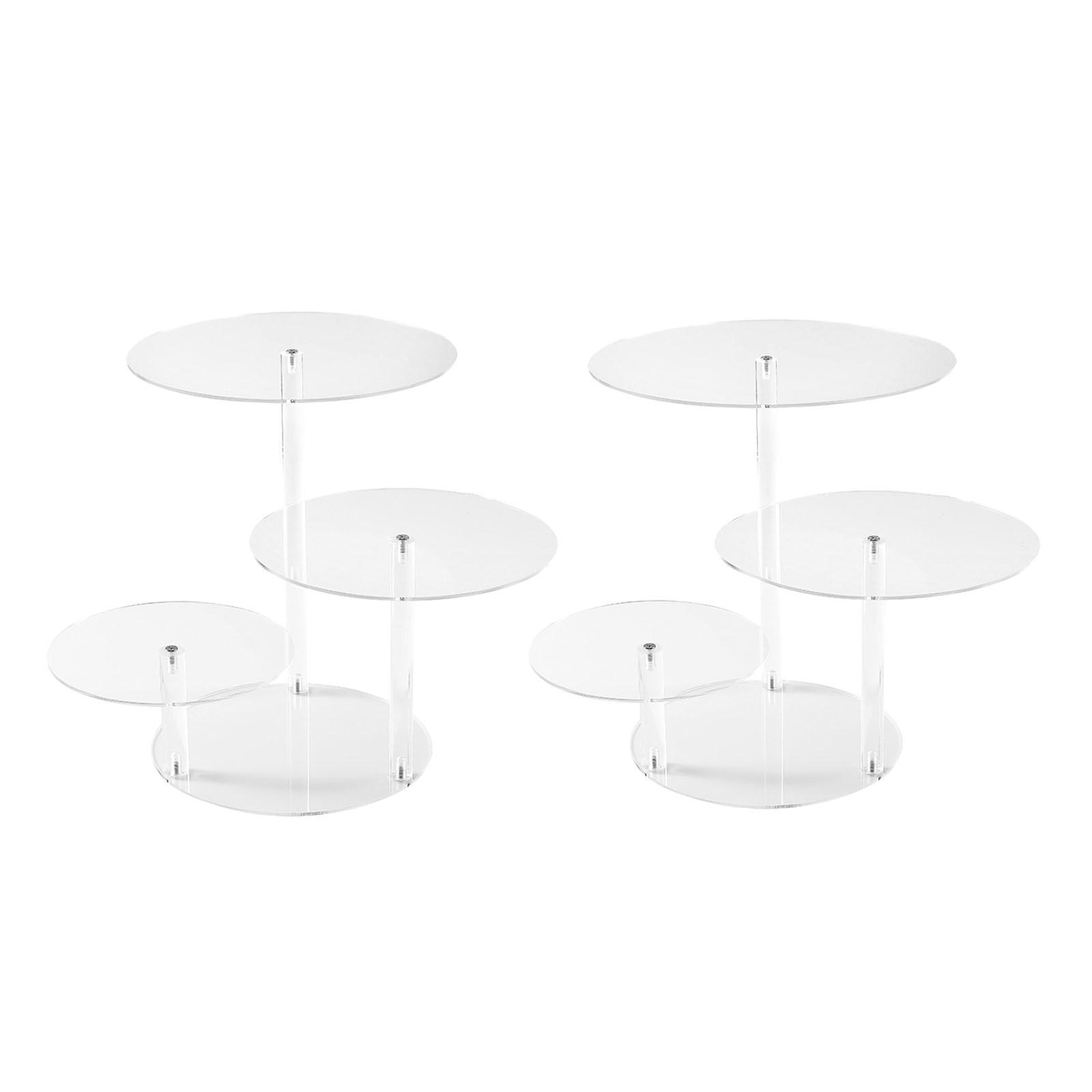 3 Tier Acrylic Cake Display St - Display Risers Set ulasan dan harga